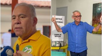 Candidato Marcelo Queiroga (PL) foi o primeiro do dia a votar, em uma escola no Bairro dos Estados; prefeito e candidato à reeleição, Cícero Lucena (PP), votou no final da manhã, no colégio Meta