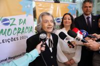 Eleições 2024: Cármen Lúcia vota em Belo Horizonte