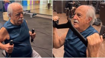 Ator publicou um vídeo praticando vários exercícios e escreveu uma mensagem motivacional aos seguidores