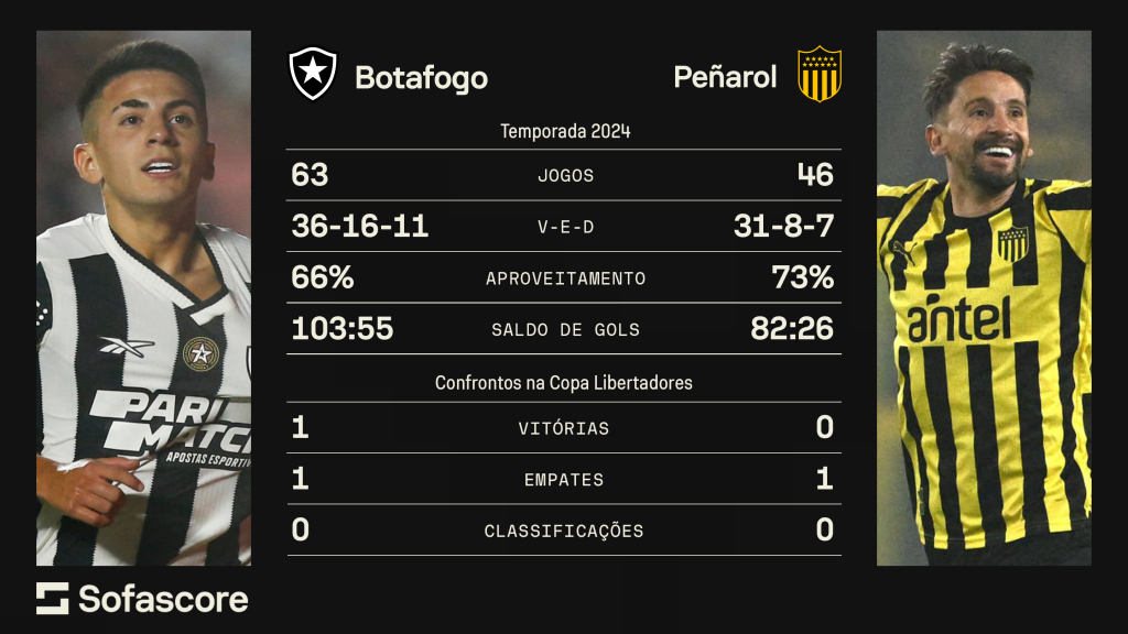 Raio-X de Botafogo x Peñarol 