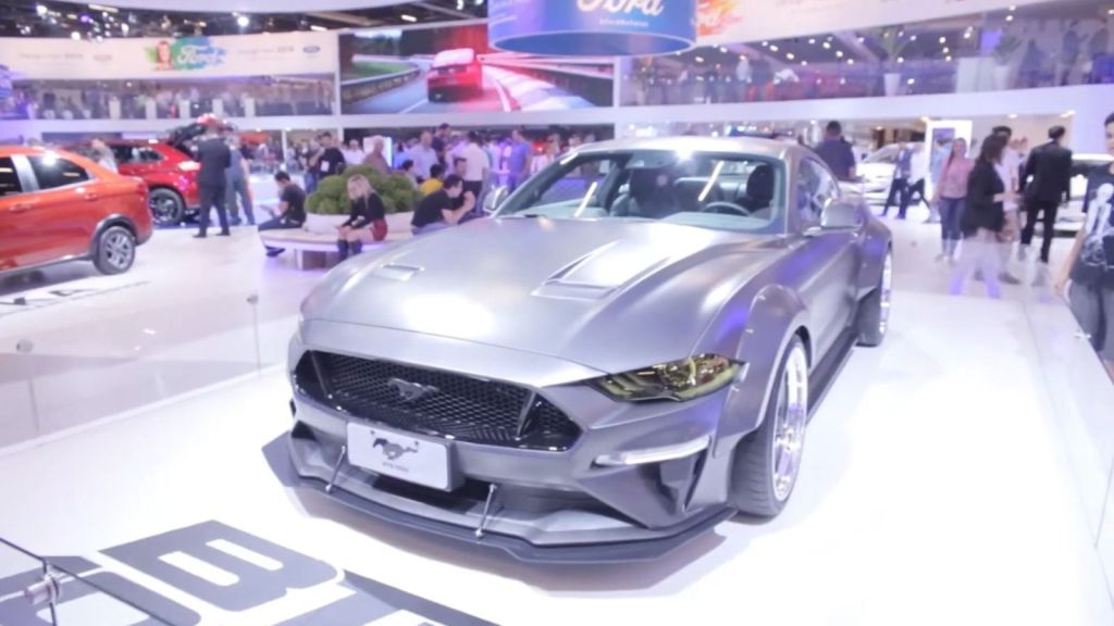 Ford exibia um Mustang customizado em 2018