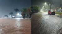 Vídeo: veículos são arrastados durante chuva forte em Mato Grosso