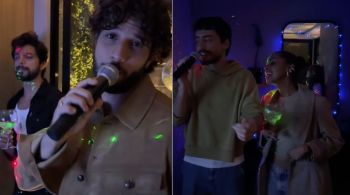 Chay Suede, Gabz e Rodrigo Simas, namorado de Agatha Moreira, aparecem em vídeo