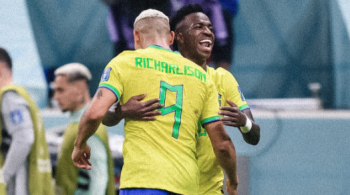 “Você é gigante e o melhor do mundo”, afirmou Richarlison