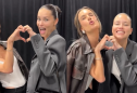 Alessandra Ambrosio e Adriana Lima se reencontram em evento da Victoria’s Secret