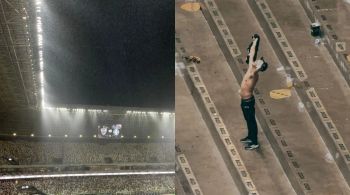 Belo Horizonte registrou chuva na noite desta quarta-feira (9) e fez alegria dos atleticanos