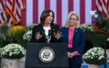 Kamala Harris faz evento de campanha no Wisconsin