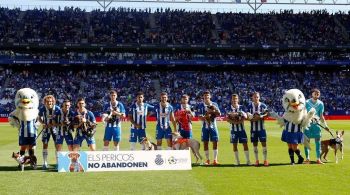 Espanyol promoveu campanha contra o abandono dos pets em partida contra o Mallorca