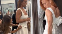 Jade Barbosa mostra detalhes da confecção de seu vestido de noiva