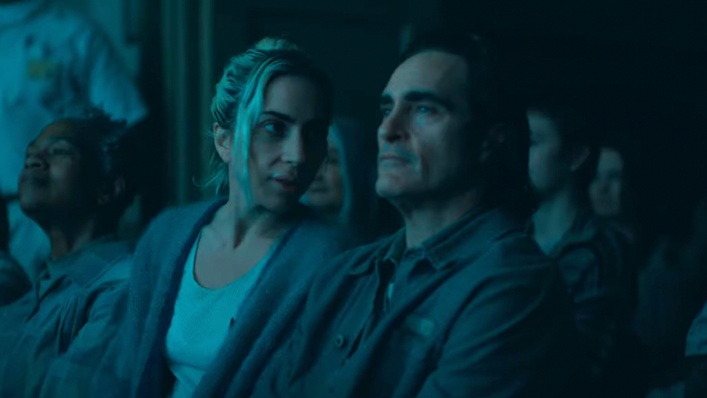 Lady Gaga e Joaquin Phoenix em "Coringa: Delírio a Dois"