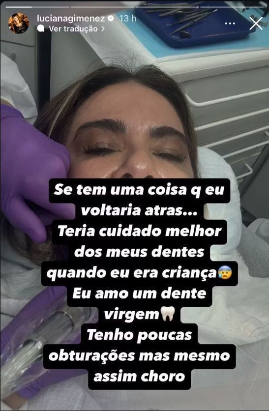 Luciana Gimenez fala sobre cuidado com a saúde bucal