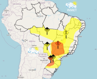 Onda de calor perde força e chuva chega em boa parte do Brasil