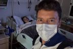 Rodrigo Faro posta foto com Vera Viel após ela passar por cirurgia de 8 horas