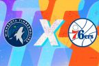 Timberwolves x 76ers: horário e onde assistir ao jogo da pré-temporada da NBA