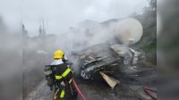 Grave acidente causa incêndio e deixa 2 mortos em MG