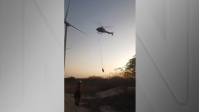 Trabalhadores são resgatados em torre de usina após incêndio no RN