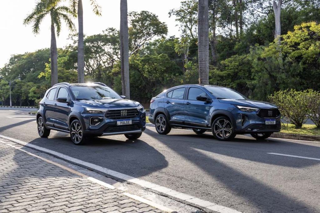 Novos Fiat Fastback Impetus e Pulse Impetus com motor híbrido-flex