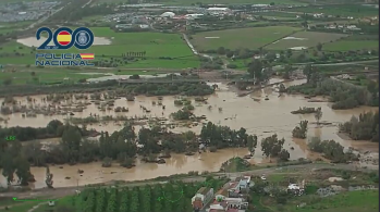 Choveu quase o equivalente a um mês em apenas uma hora na área de Málaga