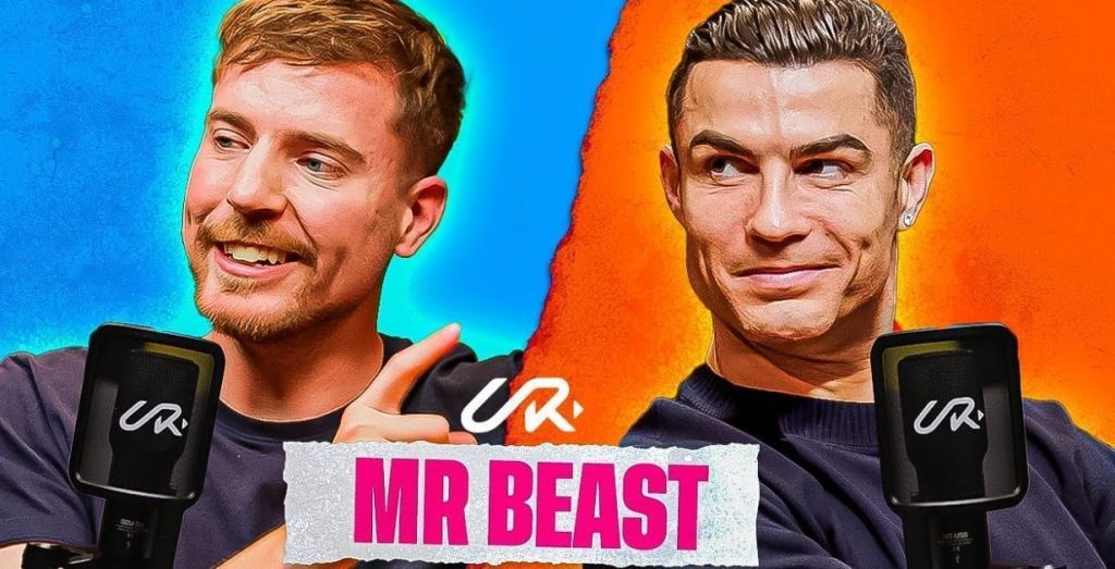 MrBeast e Cristiano Ronaldo