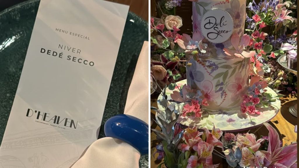 Deborah Secco mostra decoração em festa de 45 anos