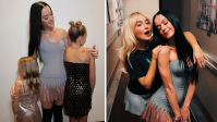 Katy Perry leva sobrinhas para show de Sabrina Carpenter; veja fotos