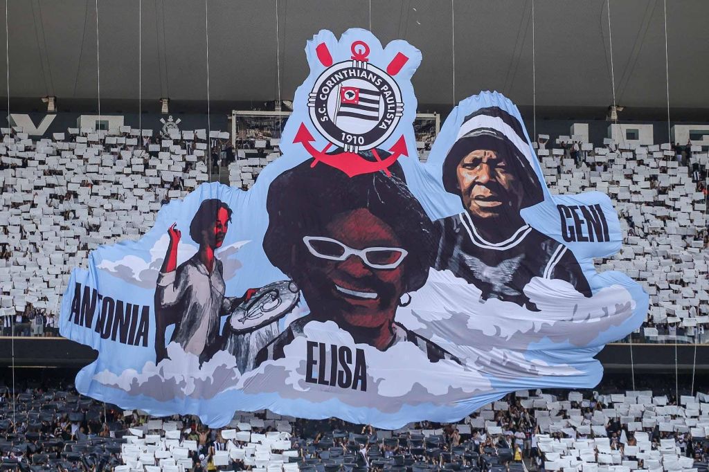 Torcida do Corinthians no duelo contra o Cruzeiro