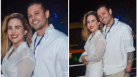 Wanessa e Dado Dolabella curtem navio de Zezé em clima de romance