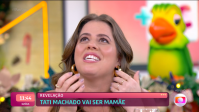 Ana Maria Braga revela gravidez de Tati Machado ao vivo: "Exxxquece, vovó!"