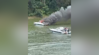 Seis ficam feridos em explosão de lancha no interior de São Paulo