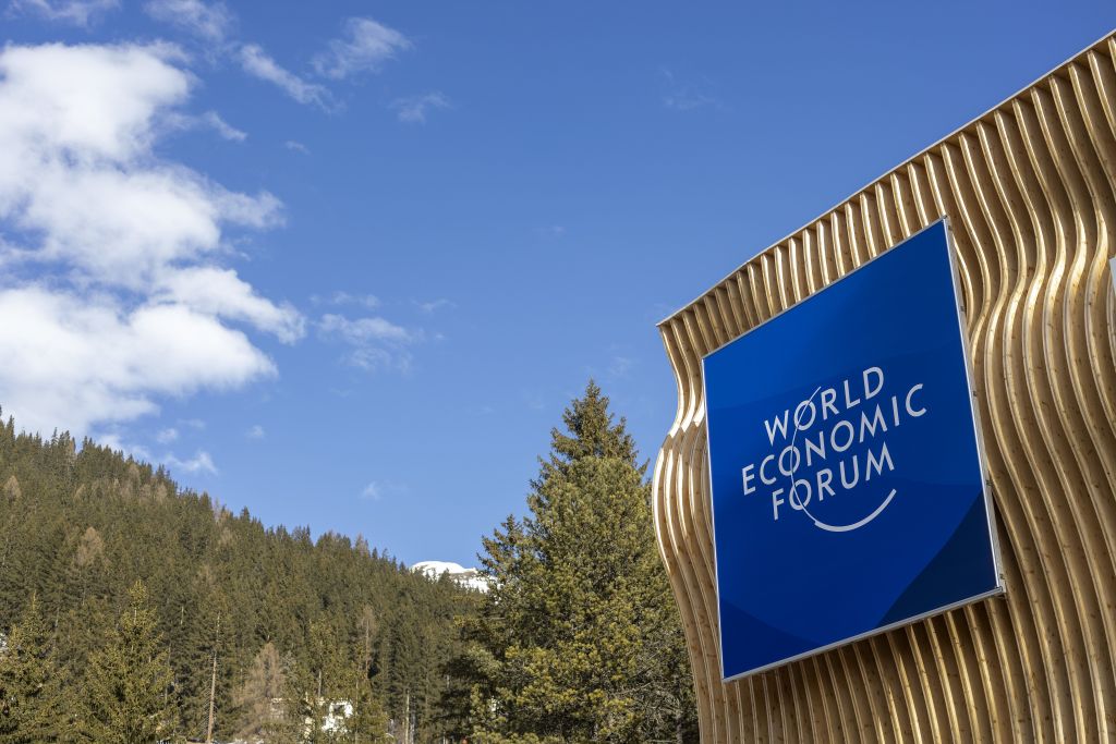 Fórum Econômico Mundial em Davos, na Suíça