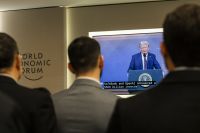 Sob a sombra de Trump, BCE e FMI clamam por união entre europeus em Davos