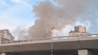 Edifício comercial pega fogo no centro de São Paulo