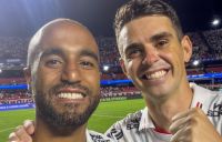 Veja comemoração de Lucas Moura na vitória contra o Corinthians