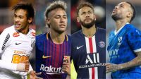 Do Santos à Arábia: compare números de Neymar por cada clube