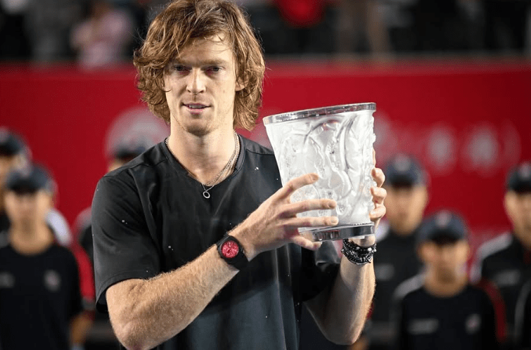 Rublev após torneio de Hong Kong