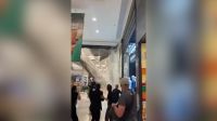 Parte de teto de shopping desaba em SP; veja vídeo