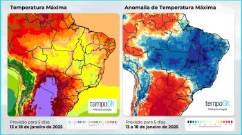 Fenômeno fará com que as temperaturas estejam muito acima da média nos próximos dias 