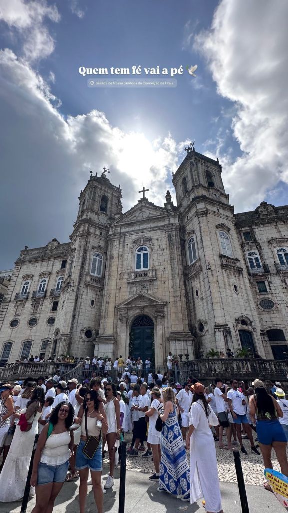 Danilo Mesquita compartilha fotos na Lavagem do Senhor do Bonfim