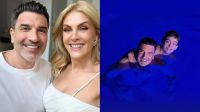 Edu Guedes posta foto com filho de Ana Hickmann: "Feliz ao te ver em paz"