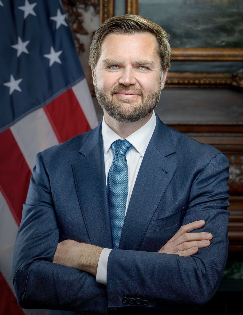 Foto oficial de JD Vance para o mandato como vice-presidente dos Estados Unidos