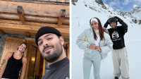 Pedro Sampaio compartilha fotos de viagem à Suíça com namorado e Anitta