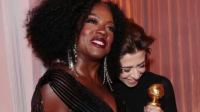 Viola Davis posta foto com Fernanda Torres em Globo de Ouro: "Noite reveladora"