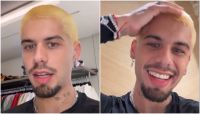 Zé Felipe platina cabelo após raspá-lo; veja fotos