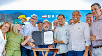 Presidente esteve presente em cerimônia para entrega de obras conectadas ao Novo PAC na Bahia