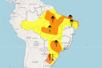 Calor histórico e temporais; veja como fica o clima hoje no Brasil