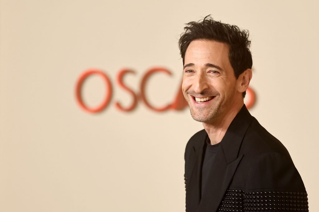 Adrien Brody no jantar dos Indicados ao Oscar 2025