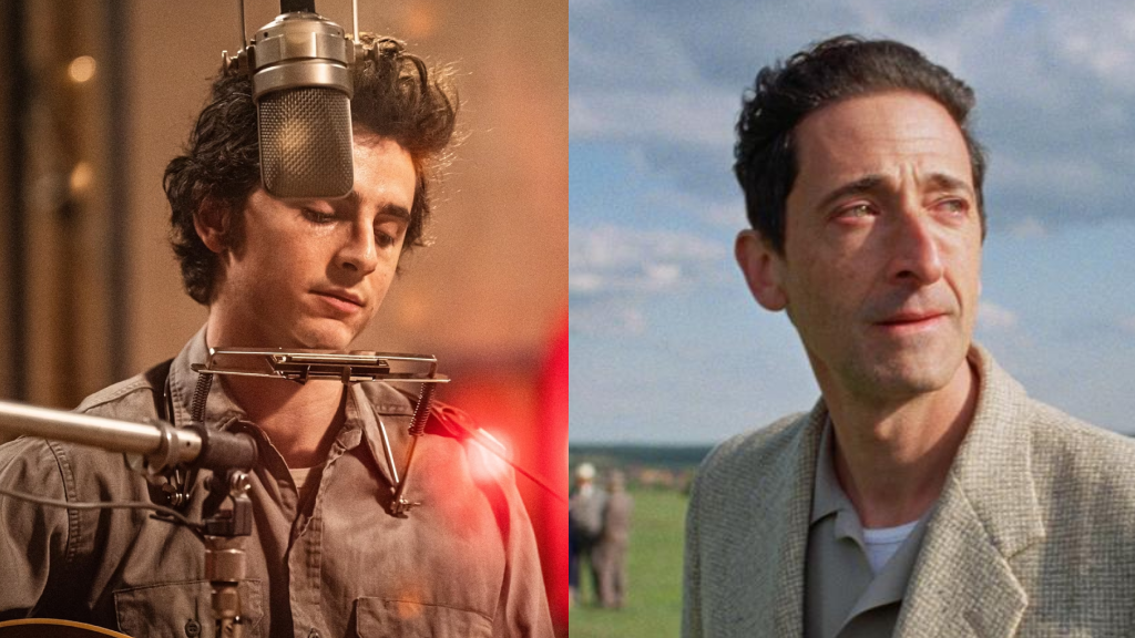 A disputa de Melhor Ator do Oscar 2025 está entre Timothée Chalamet ("Um Completo Desconhecido") e Adrien Brody ("O Brutalista")