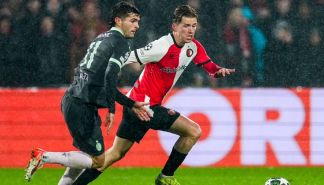 Com gol de brasileiro, Feyenoord larga na frente contra Milan na Champions