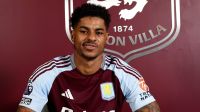 Rashford é apresentado no Aston Villa e comenta retorno à Champions League