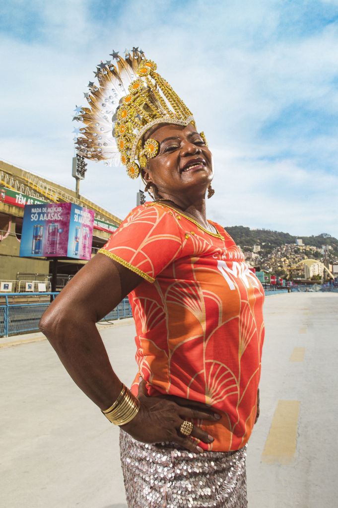 Aldione Senna é uma das principais passistas do Carnaval do Rio de Janeiro